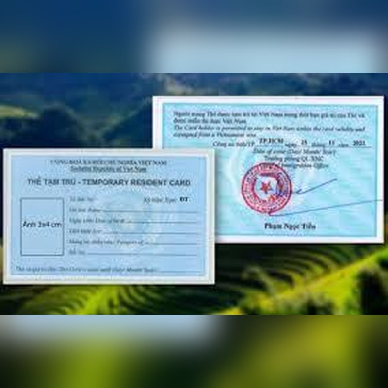 Vietnam Temporary Residence Card
